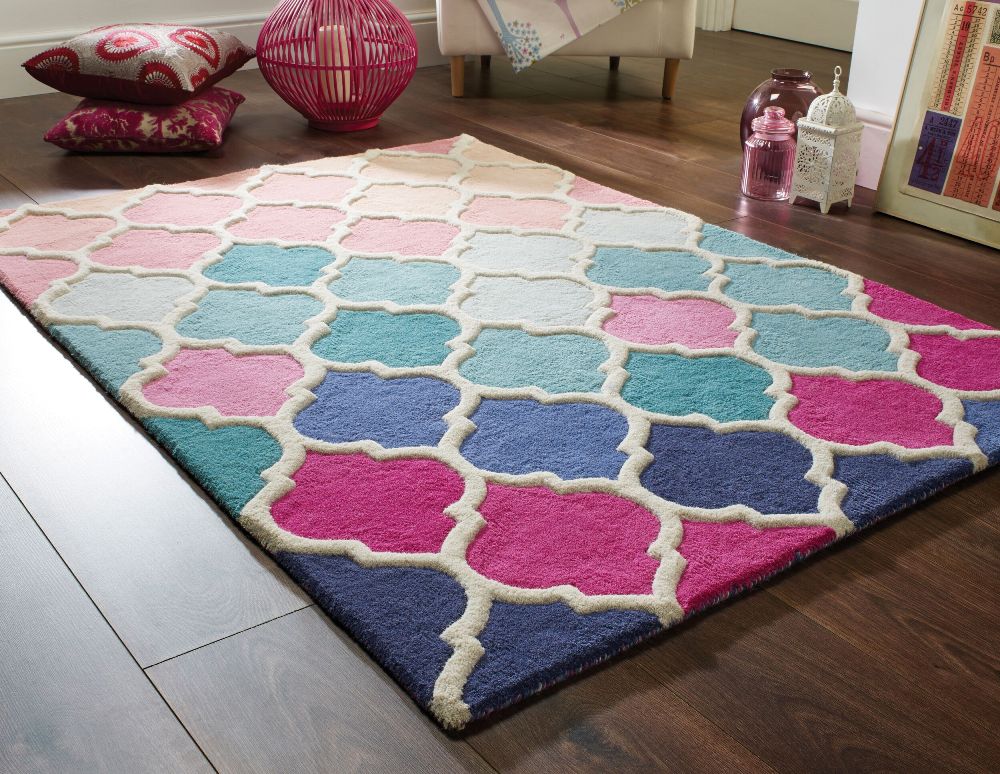 scopri il tappeto design in pura lana